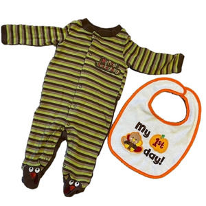 𝅺Infant My First Thanksgiving day outfit 3mo